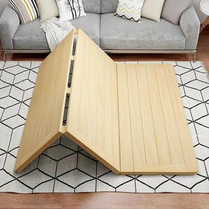 硬床板1.8米折叠护腰椎加宽定制木板床垫1.5经济型实木床架排骨架