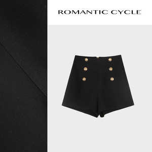 ROMANTIC CYCLE 新款设计师女装简约时尚气质短裤百搭简约气质