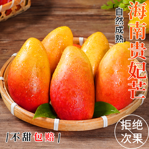 贵妃芒海南芒果新鲜9斤热带水果大果当季树上熟整箱红金龙辣椒芒