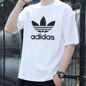 Adidas阿迪三叶草短袖男装夏新款运动休闲透气T恤H06642