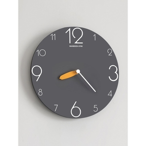 IKEA宜家钟表挂钟客厅家用时尚免打孔现代时钟挂墙石英钟静音简约