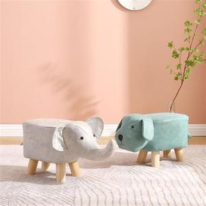 网红大象家用加厚可爱小板凳时尚成沙发凳实木矮凳客厅大象凳子