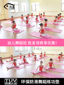 幼儿园舞蹈室专用瑜伽垫砖儿童跳舞蹈练功地垫子女童练舞家用小号