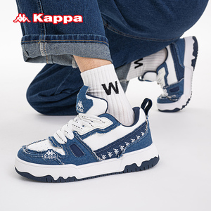 Kappa卡帕复古牛仔板鞋2023新款秋季女鞋原创小众休闲鞋小白鞋女