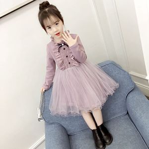 巴­拉巴­拉女童春秋装新款韩版长袖连衣裙中大童洋气小女孩裙子网