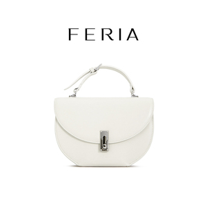 明星同款FERIA韩国小众高级感设计包包女款单肩斜跨半月马鞍包