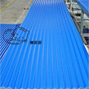 PVC塑料瓦片屋顶加厚屋面隔热瓦防火耐酸防腐PVC塑钢复合树脂瓦