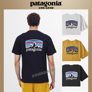 Patagonia巴塔哥尼亚Fitz Roy Horizons男女款雪山短袖T恤夏38501