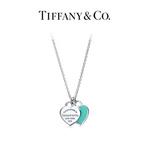 Tiffany 蒂芙尼 Return to Tiffany™ 系列 Double Heart Tag 项链