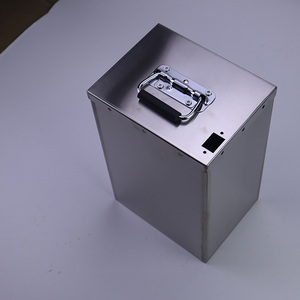 电池仓定制不锈钢加厚电池盒子立式带手提锂电池外壳保护箱防水箱