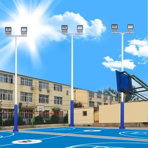 球场灯杆LED户外照明广场灯杆6米8米投光灯杆篮球场专用照明灯杆