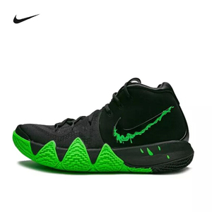 耐克Nike Kyrie 4欧文4代 万圣节德鲁大叔黑白实战中帮男女篮球鞋