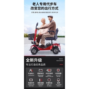 电动三轮车老年人老人残疾人家用新款小型休闲代步车电瓶车