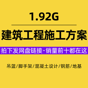 建筑工程专项施工方案临时用电吊篮脚手架电力工程施工组织设计