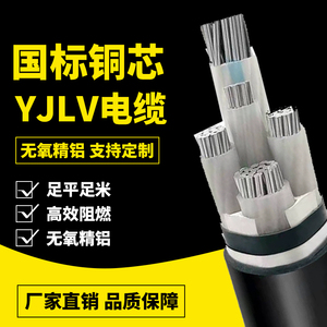 绿林ZC-YJLV VLV国标2 3 4 5芯10 16 25 35 50平方户外铝芯电缆线
