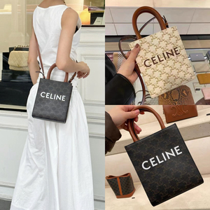 Celine/赛琳经典mini tote老花凯旋门托特包单肩斜挎手提包女包