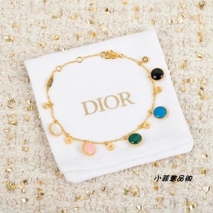 代购Dior/迪奥 24新款八芒星罗盘手链简约高级感男女百搭手环饰品
