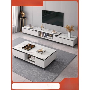 IKEA宜家电视柜简约现代小户型客厅家用电视机柜岩板落地柜茶几电