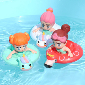 宝宝戏水少儿洗澡玩具婴儿浴缸玩水游泳冲凉套装泳圈女孩漂浮