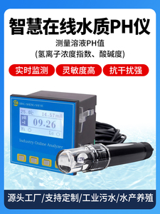 工业在线pH计PH电极水质PH值测试仪PH传感器探头水质在线检测仪