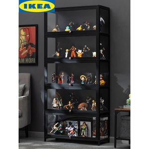 宜家IKEA手办展示柜乐高亚克力展示架非玻璃产品陈列柜子货架模型
