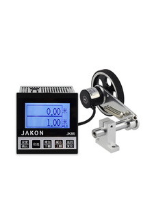 高精度计米器电子数显JK86中文记米器滚轮式长度码表控制器编码器