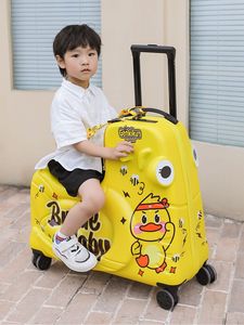 小米米家大途可骑行箱儿童拉杆箱女可坐骑行李箱男万向轮旅行箱24