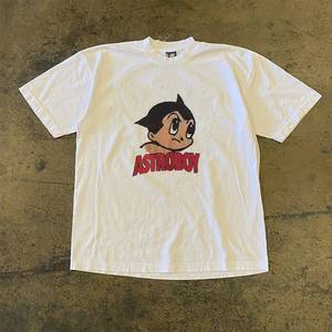 财富探险家 Hero Astro Boy 短袖t恤复古原宿bf风男女宽松时尚ins