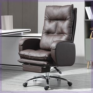 电脑椅老板专用豪华舒适人体工学靠背可躺式办公沙发