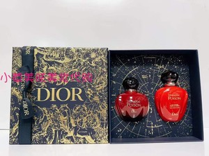 Dior迪奥GU媚奇葩红白粉DU香水两件套装