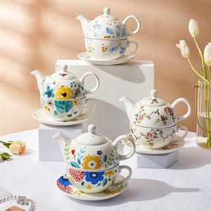 陶瓷英式咖啡杯套装茶具欧式家用下午茶子母壶复古水杯子高档精致