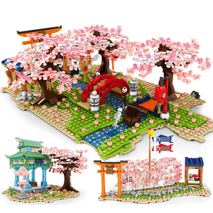 Japanese Style Street View Garden Building Blocks Ideas Saku