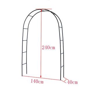 特价包邮简易铁艺拱门花架爬藤架攀爬架葡萄拱形蔷薇月季庭院园艺