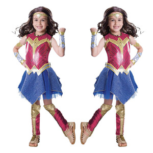 神奇女侠服装万圣节儿童cosplay动漫服饰神力女超人 Wonder Woman