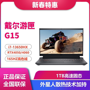 戴尔新游匣G15 5530 13代酷睿i7 15.6英寸游戏笔记本电脑电竞本