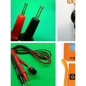 电池内阻测试仪线表笔针棒LQ1060S量度四线4芯同轴探针五铸RC3563