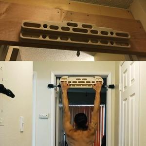 室内攀岩指力板训练器健身单杠木制握力板家用引体向上架锻炼器材