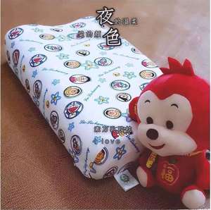 泰国乳胶枕头套素万-岁大童枕枕套儿童纯棉枕头套素万专用