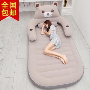 卡通气垫床单双人床垫加厚户外便携懒人沙发充气床家用榻榻米1.5m