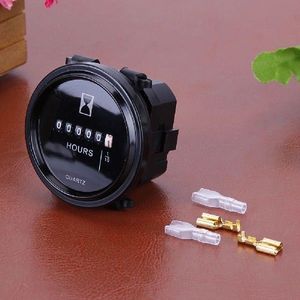 Engine Hour Meter Round Machinery Timer 6V-80V Time Counter