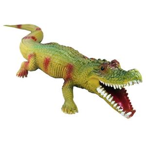 会叫的恐龙玩具鳄鱼蜥蜴三角龙软螃蟹模型软胶龙虾乌龟BB发声摆件