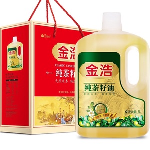 金浩茶油 纯茶籽油低温物理压榨茶油野山茶油纯正食用油5L