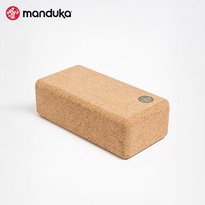 Manduka 薄款软木塞瑜伽砖环保可再生高密度瑜伽辅具软木砖