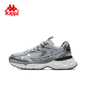 Kappa卡帕运动鞋男女2024春季新款爆款厚底增高老爹鞋潮流跑鞋子