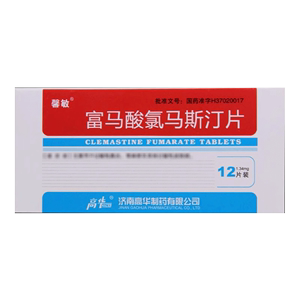 馨敏 富马酸氯马斯汀片 1.34mg*12片/盒