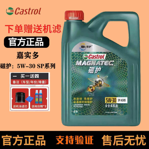 嘉实多/Castrol磁护 全合成机油 汽机油润滑油SP级5W-30 保养套餐