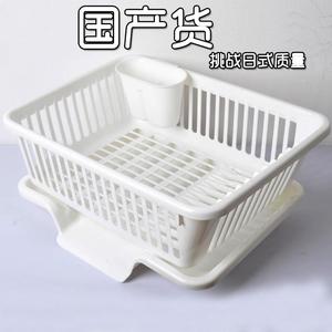 高品质塑料大号沥水厨房滴水碗碟架放碗盆碗架收纳架置物架