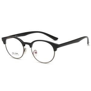 韩版tr90眉毛金属半框眼镜架 男女新款学生配近视眼镜框 豹纹光学