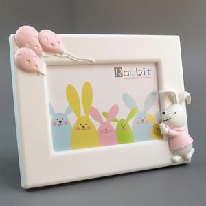 7寸创意影楼相框摆台小熊小兔儿童卡通可爱宝宝学生相架定制七寸