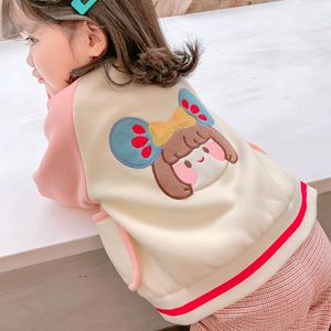 品巴拉巴拉女童外套春秋季韩版新款洋气可爱女宝宝中小童上衣中厚